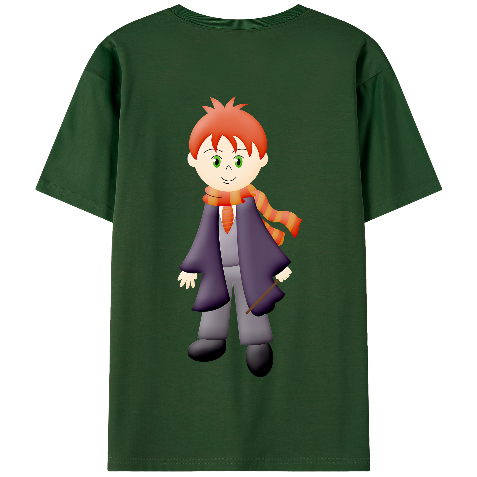 （画像用） Harry Potter ハリー・ポッターシリーズ 綿100％半袖Tシャツ（背面プリント）